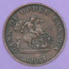Canada 1854 half penny
