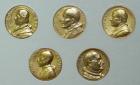 5 Popes medals
