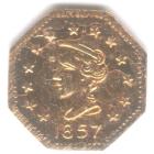 Replica Calif gold half dollar