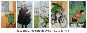 Quick & Flupke Chocolate stickers