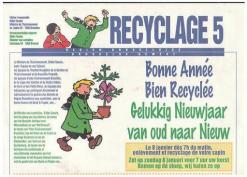 Quick & Flupke Recycling flyer