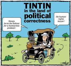 Tintin Covers: actual book, pastiche, parody, imitation, farce, staire,  fake, mockery, pirate, mimic, humor, joke, spoof, fantasy, lampoon.