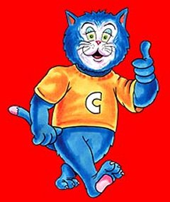Cheshire County Council schools cat mascot.