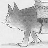 Cat cartoon by S. Gross