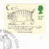 FDC for UK Edward Lear cats stamp