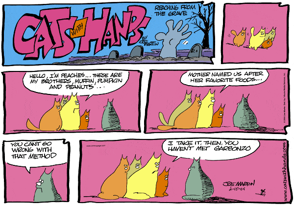 Cats With Hands comic strip by Joe Martin