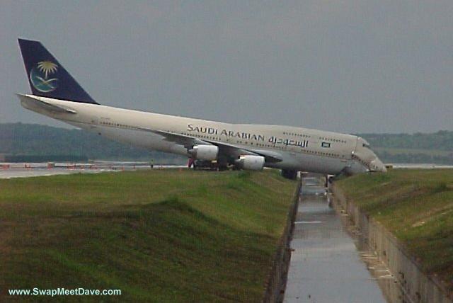 Saudi Airlines: Not able to leap culverts in a single bound.