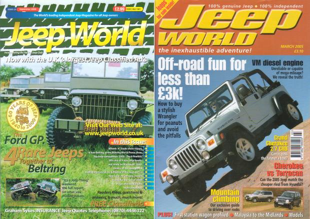 Jeep World ~ 24 Issues ~ 2000-2005