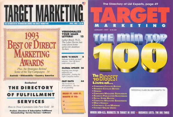 Target Marketing ~ 31 Issues ~ 1993-1997