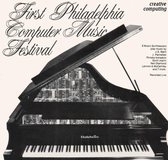 Philadelphia Computer Music Festival 12-in LP jacket