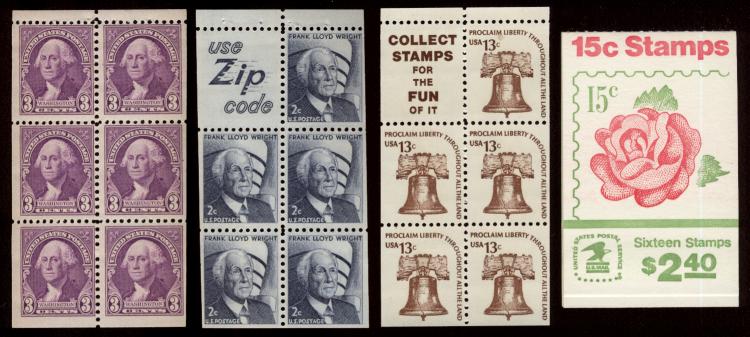 Early U.S. booklet panes