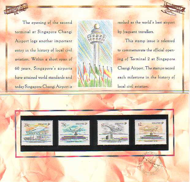 Singapore History of Civil Aviation Issue - 1991
