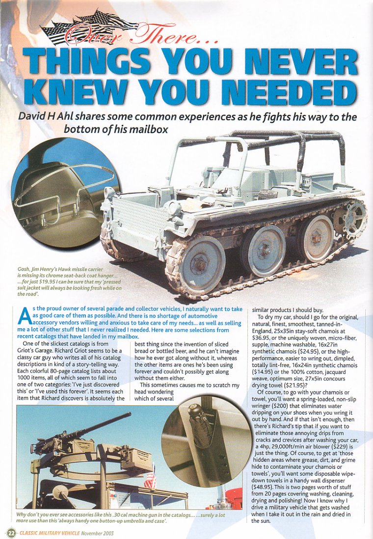 Classic Military Vehicle, Issue #30