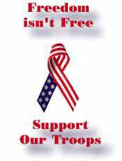 Freedom isn't free
Support our troops