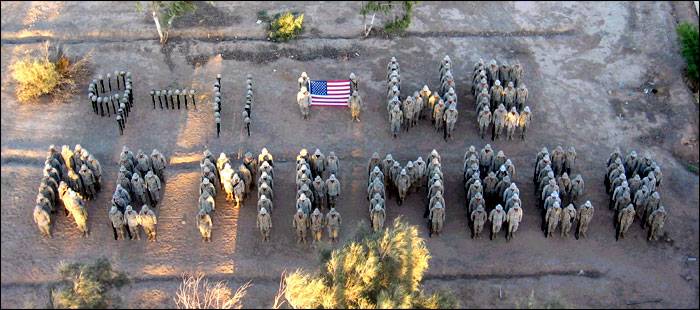 Marines in Iraq Honor Memory of 9-11