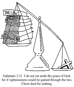 Galatians 2:21.
Illustration by Matt Johnson
www.cornstalker.com