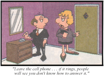 Cartoon: Lockhorns cell phone