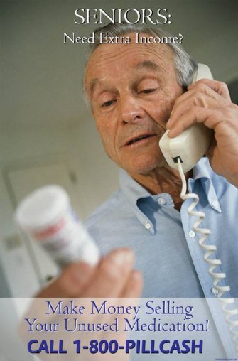 Fake ad to seniors: Sell your old pills for cash